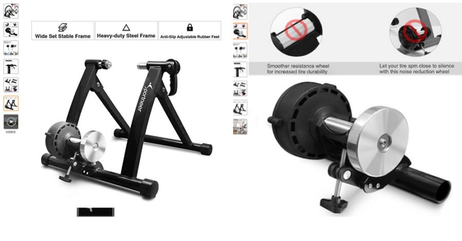 Bike trainer stand