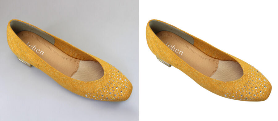 Clipping Path Image of lady shoes